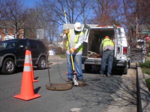 تنظيف صرف مواقف السيارات بسهولة وسرعة