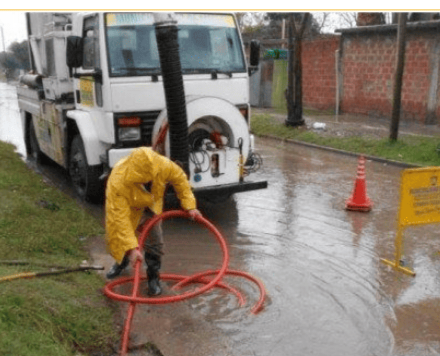 تنظيف صرف مواقف السيارات بسهولة وسرعة